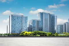 modern-business-building-with-glass-wall-from-empty-floor